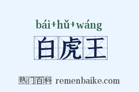 白虎王是什么意思的图片